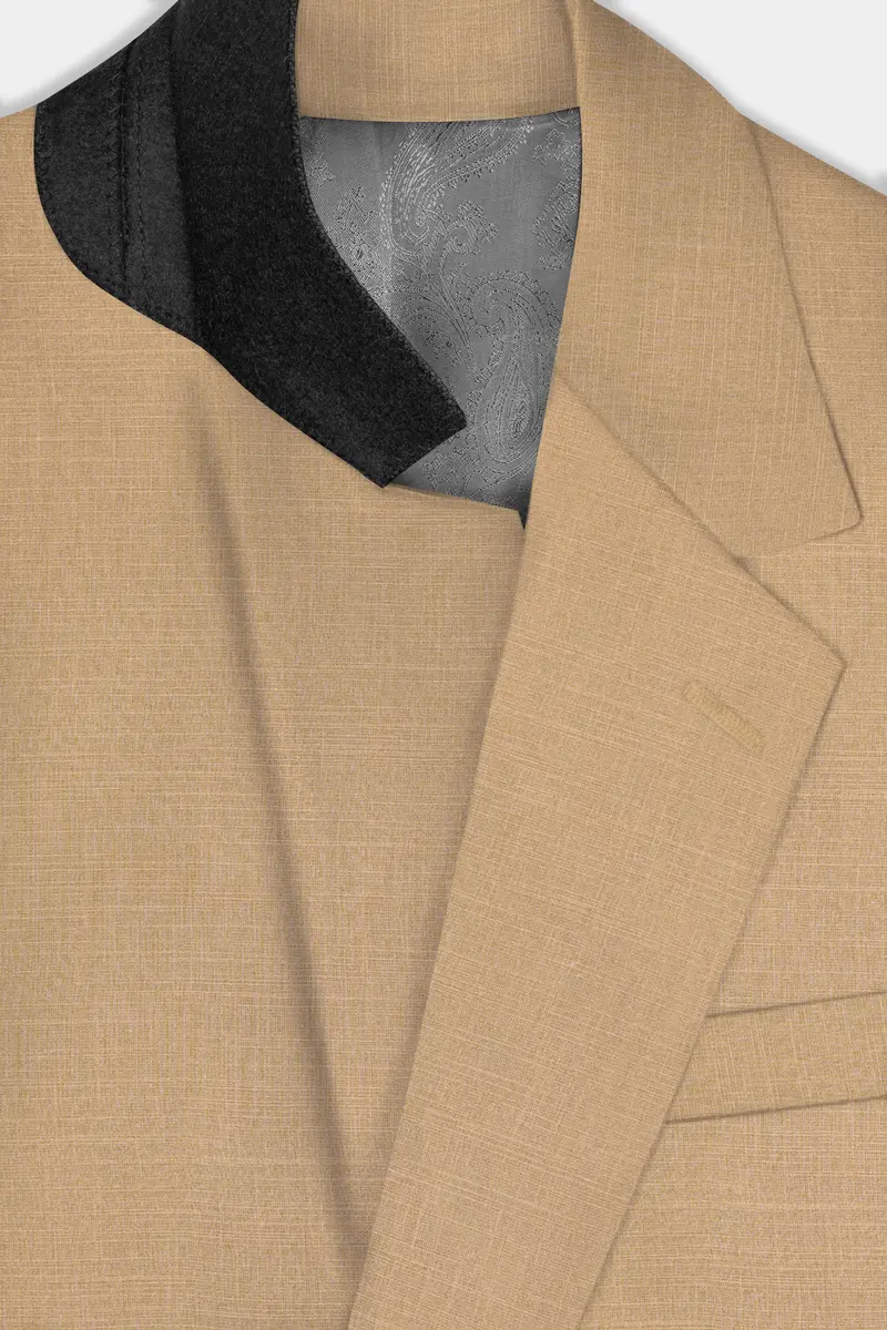 Sandrift Cream Luxurious Linen Blazer 4