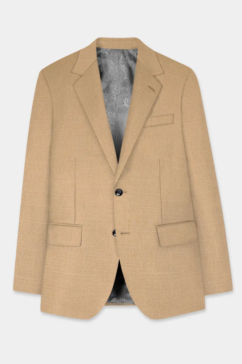 Sandrift Cream Luxurious Linen Blazer 7