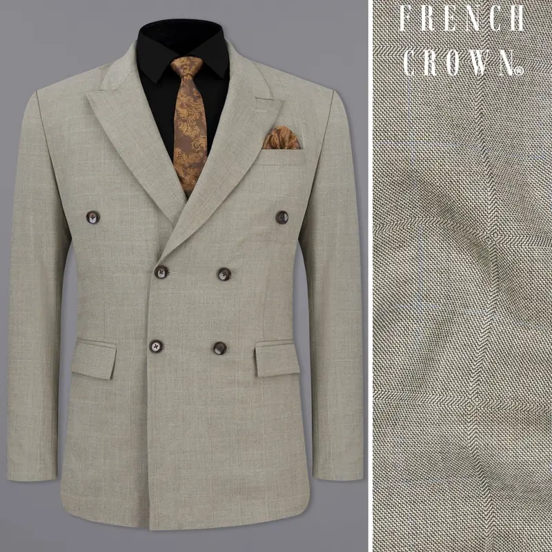 Sandrift Gray Double Breasted Blazer 1