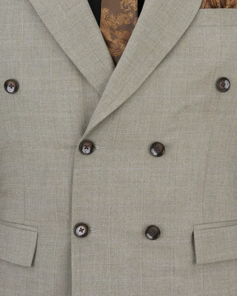 Sandrift Gray Double Breasted Blazer 4