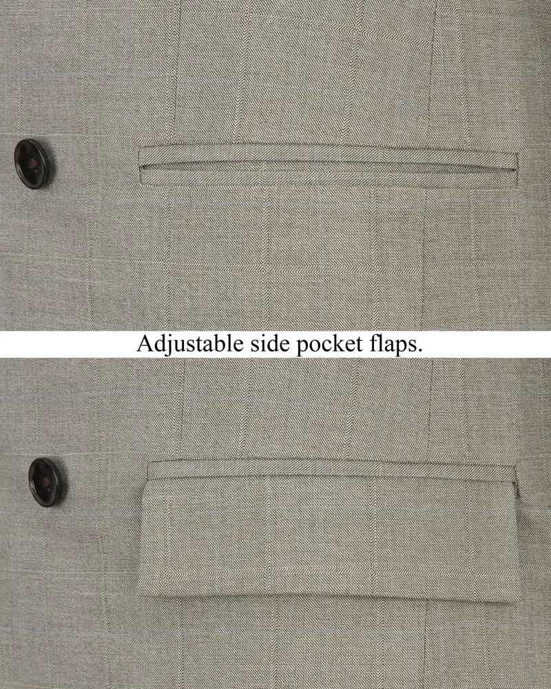 Sandrift Gray Double Breasted Blazer 5
