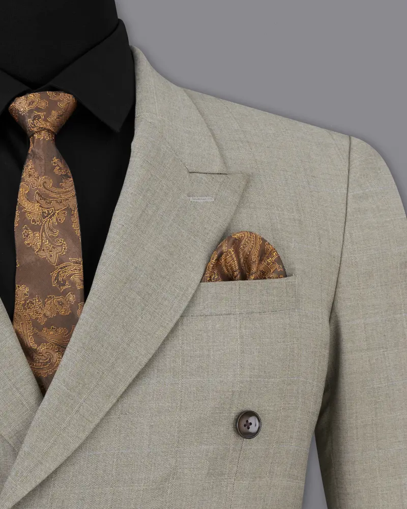 Sandrift Gray Double Breasted Blazer 6