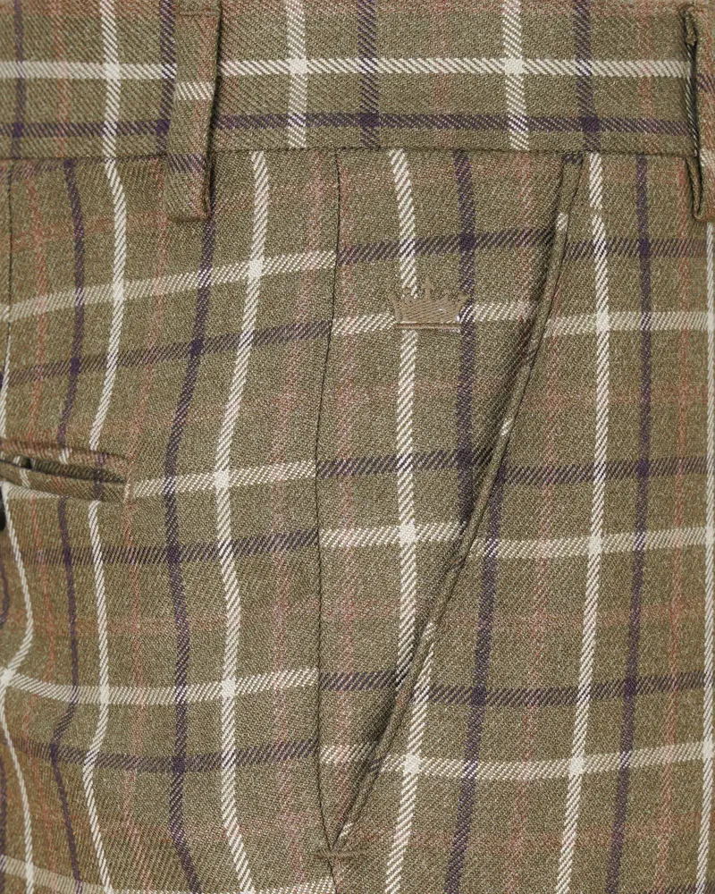Sandstone Brown Plaid Pant 5