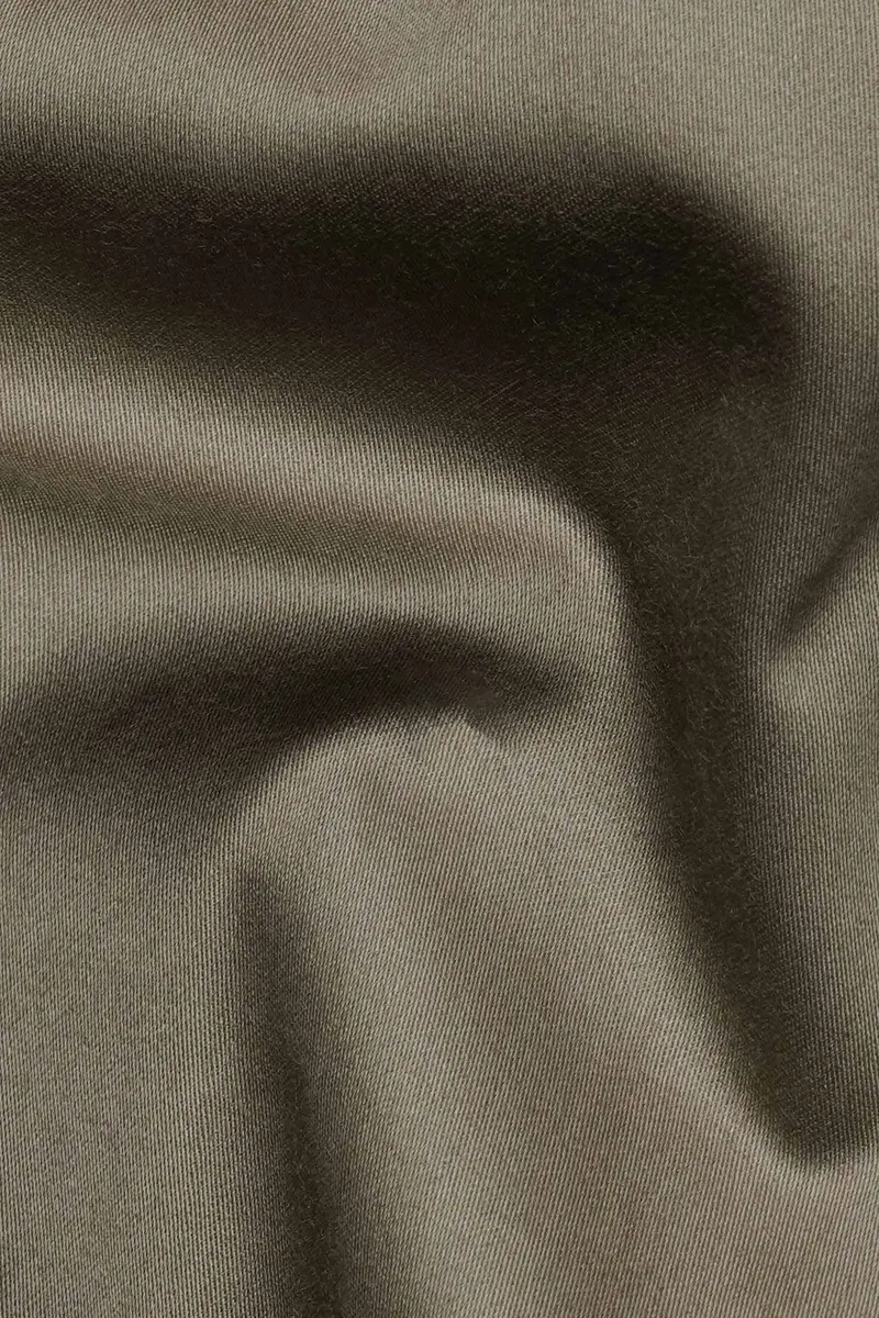 Sandstone Brown Subtle Sheen Super Soft Premium Cotton Shirt 2