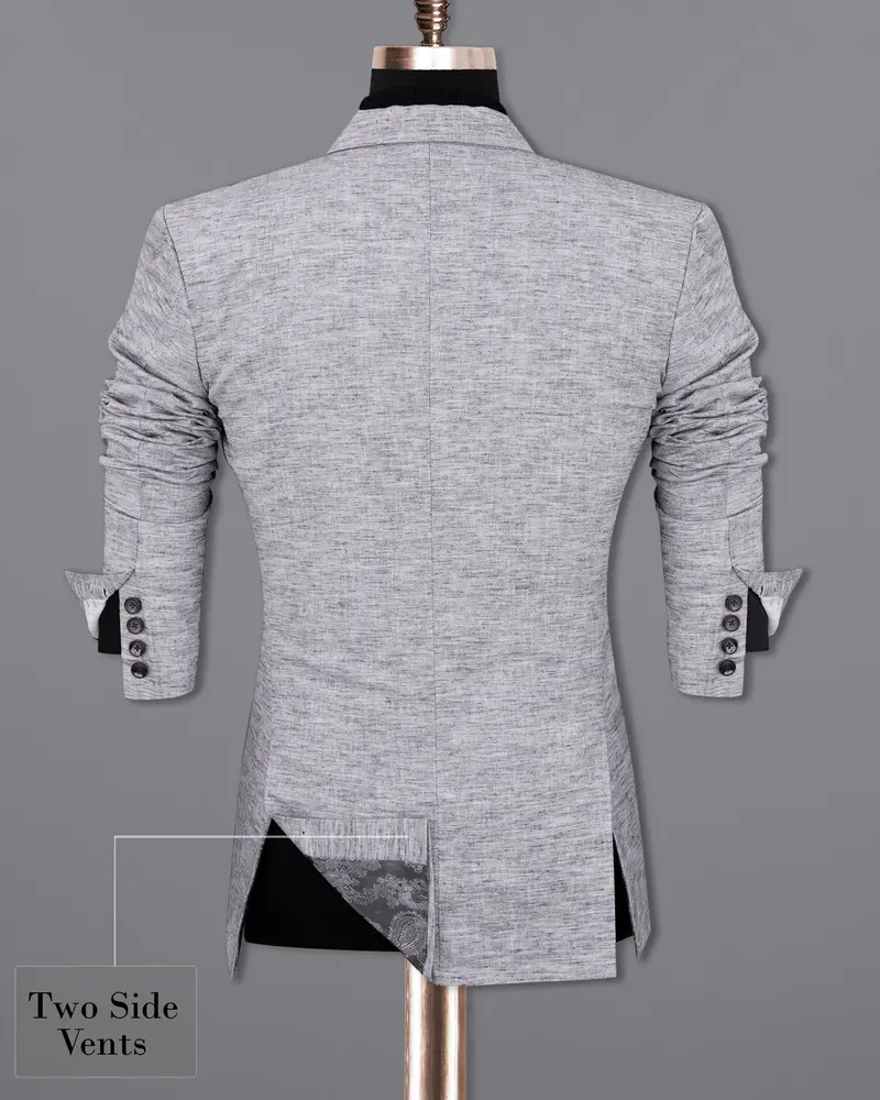 Sandstone Grey Double Breasted Sports Blazer 8
