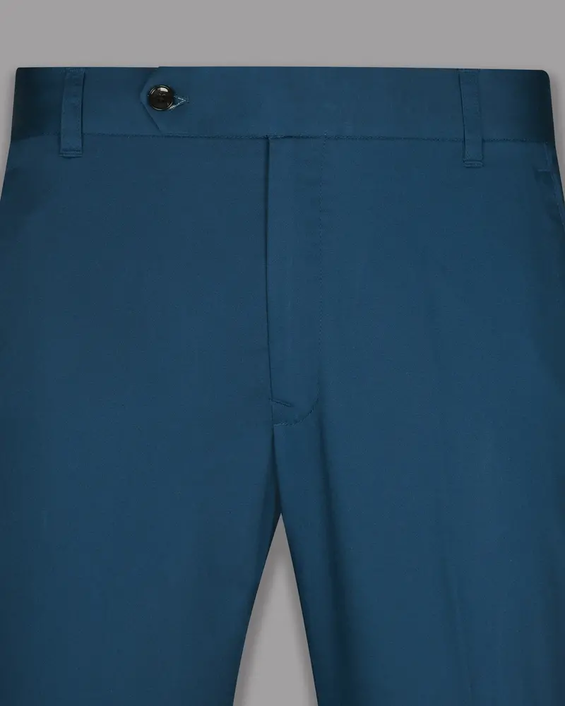 Sapphire Blue Premium Wool Rich Pant 2