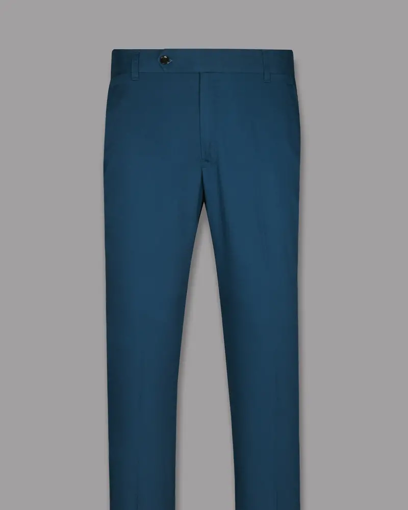 Sapphire Blue Premium Wool Rich Pant 4
