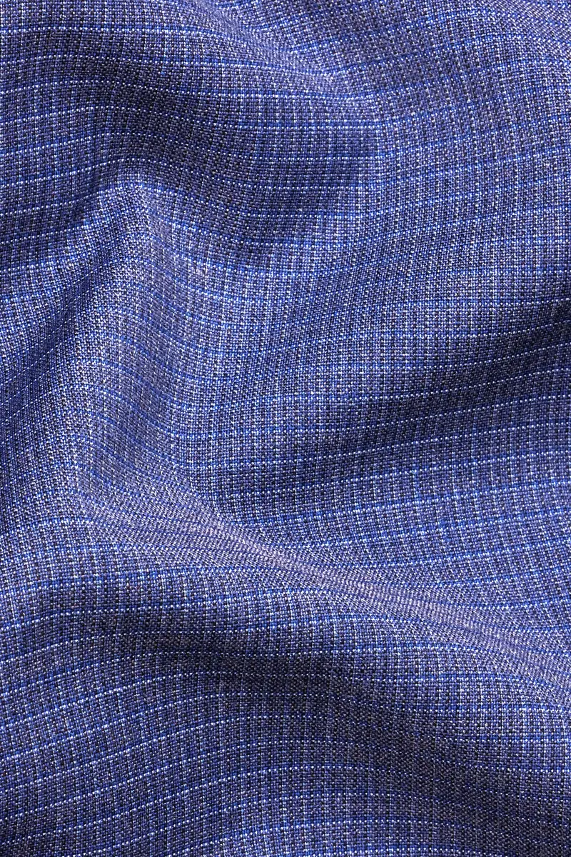 Scampi Blue And Muesli Brown Plaid Wool Rich Waistcoat 3