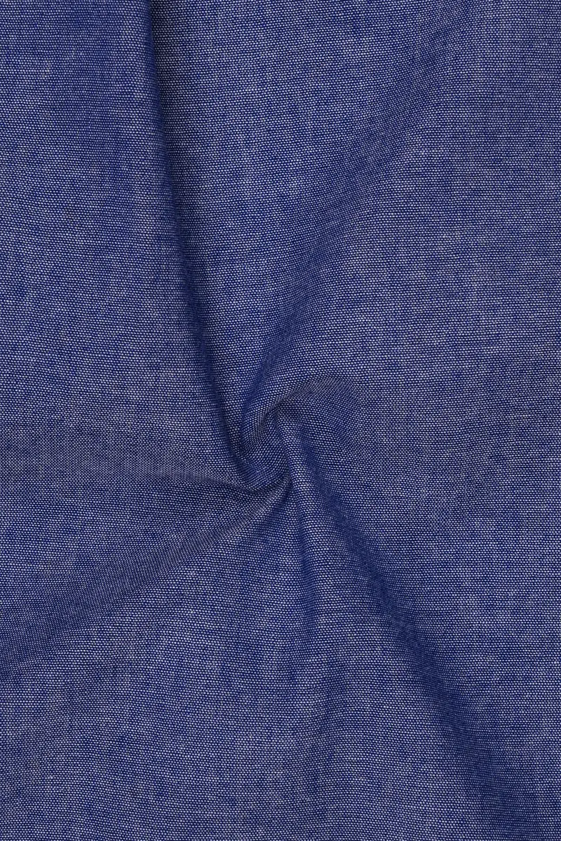 Scampi Blue Luxurious Linen Shirt 3
