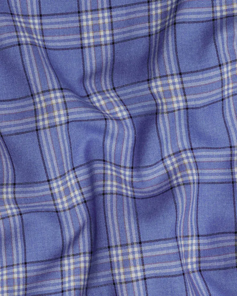 Scampi Blue With Heather Gray Plaid Pant 3