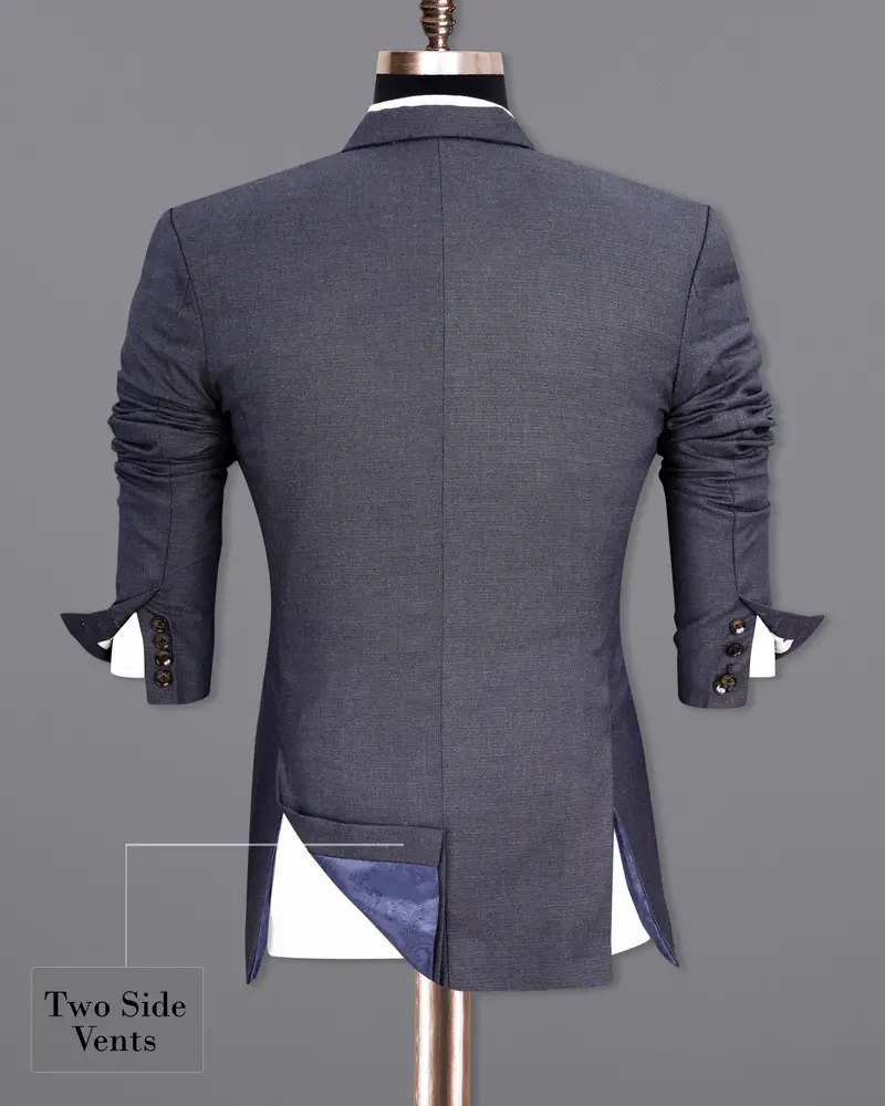 Scarpa Flow Gray Double Breasted Sports Suit 10