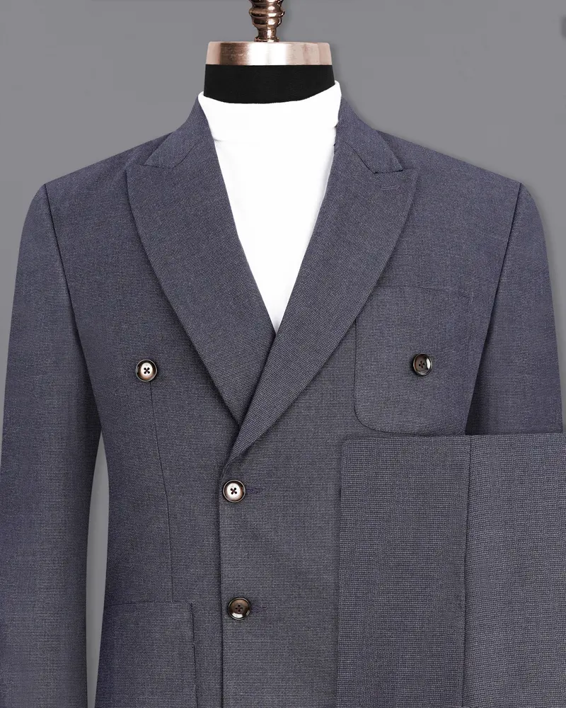 Scarpa Flow Gray Double Breasted Sports Suit 2