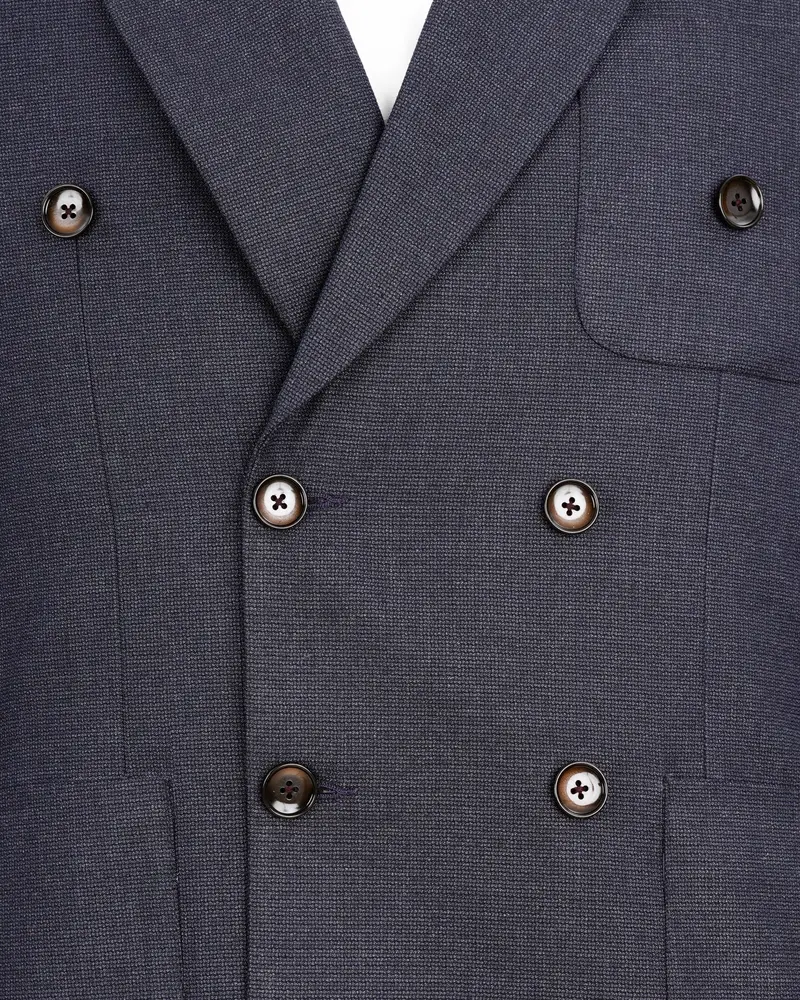 Scarpa Flow Gray Double Breasted Sports Suit 5
