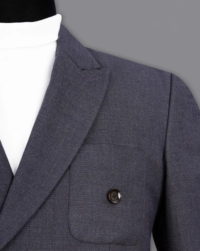 Scarpa Flow Gray Double Breasted Sports Suit 6