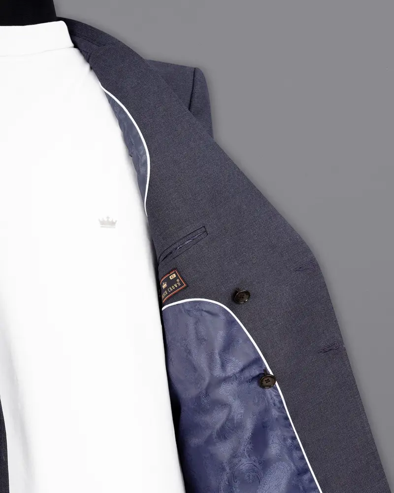 Scarpa Flow Gray Double Breasted Sports Suit 7