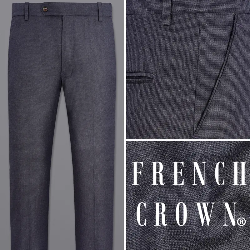 Scarpa Flow Gray Textured Pant 1