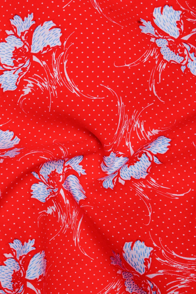 Scarzen-Ferrari Red Printed Premium Cotton Shorts 3