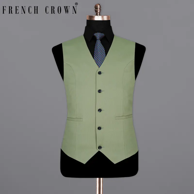 Schist Green Woolrich Waistcoat 1
