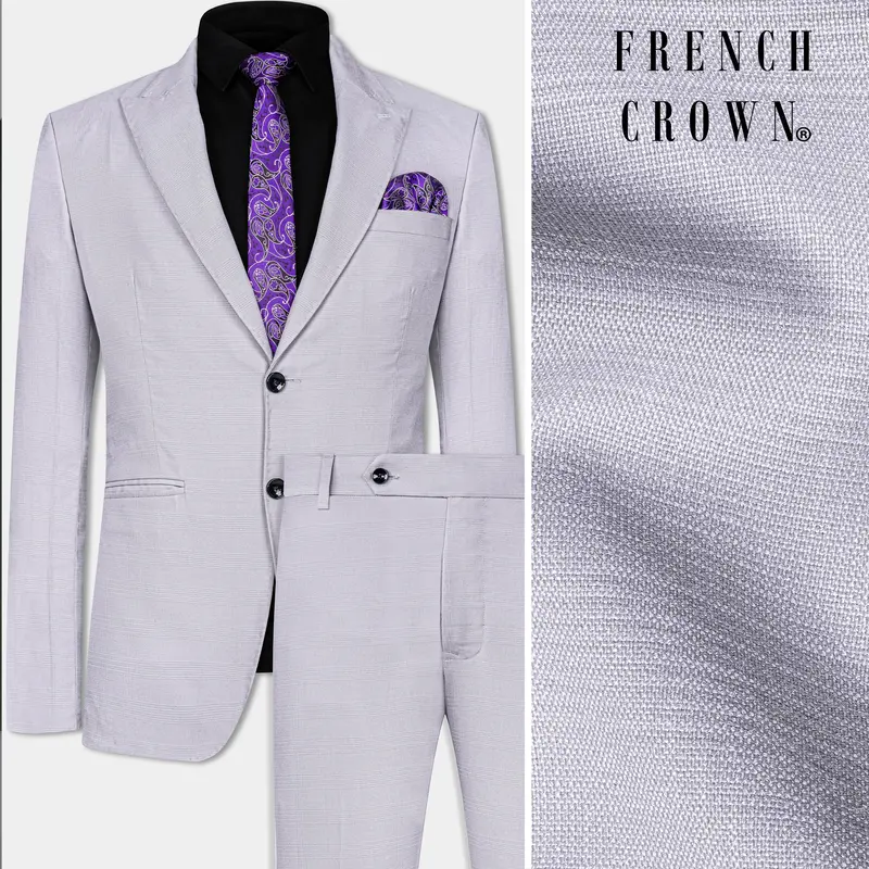 Seed Gray Wool Rich Suit 1