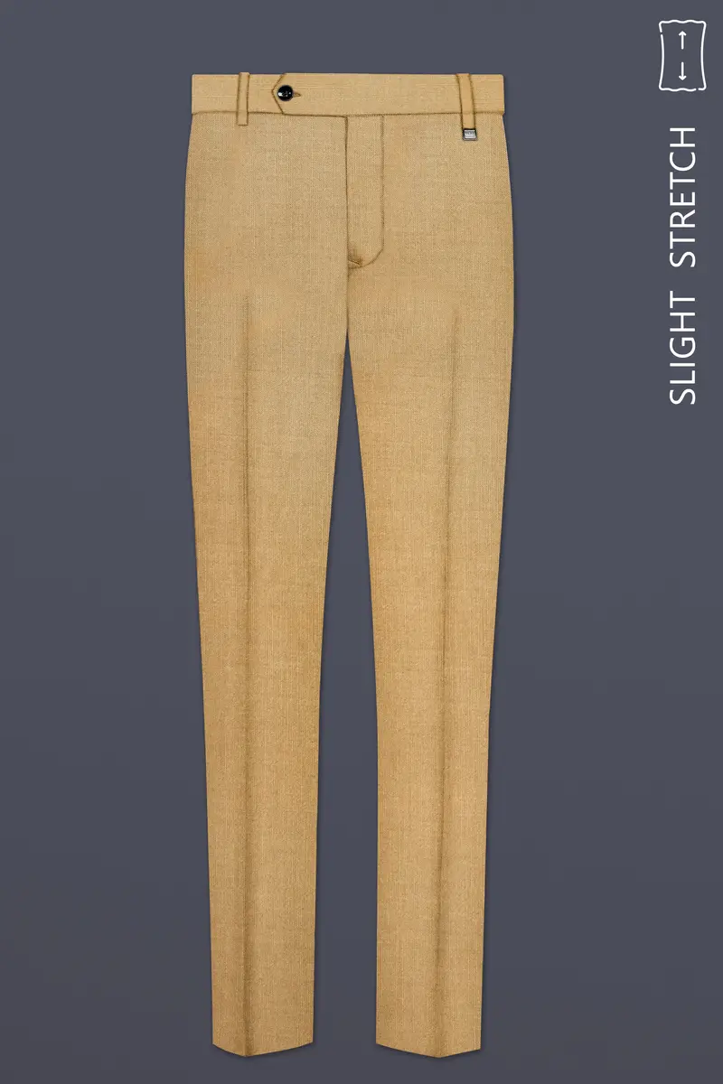 Sepia-Twine Brown Solid Wool Rich Single Breasted Slight Stretch Suit 13