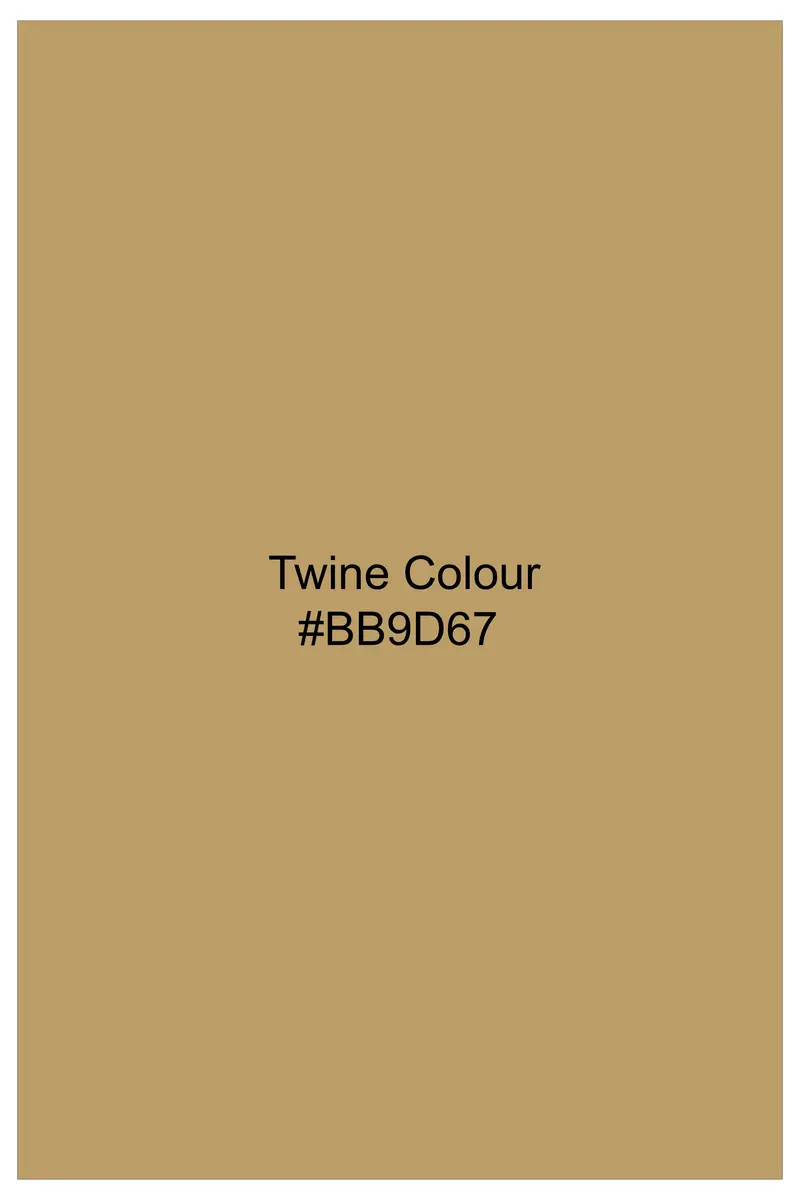 Sepia-Twine Brown Solid Wool Rich Single Breasted Slight Stretch Suit 18