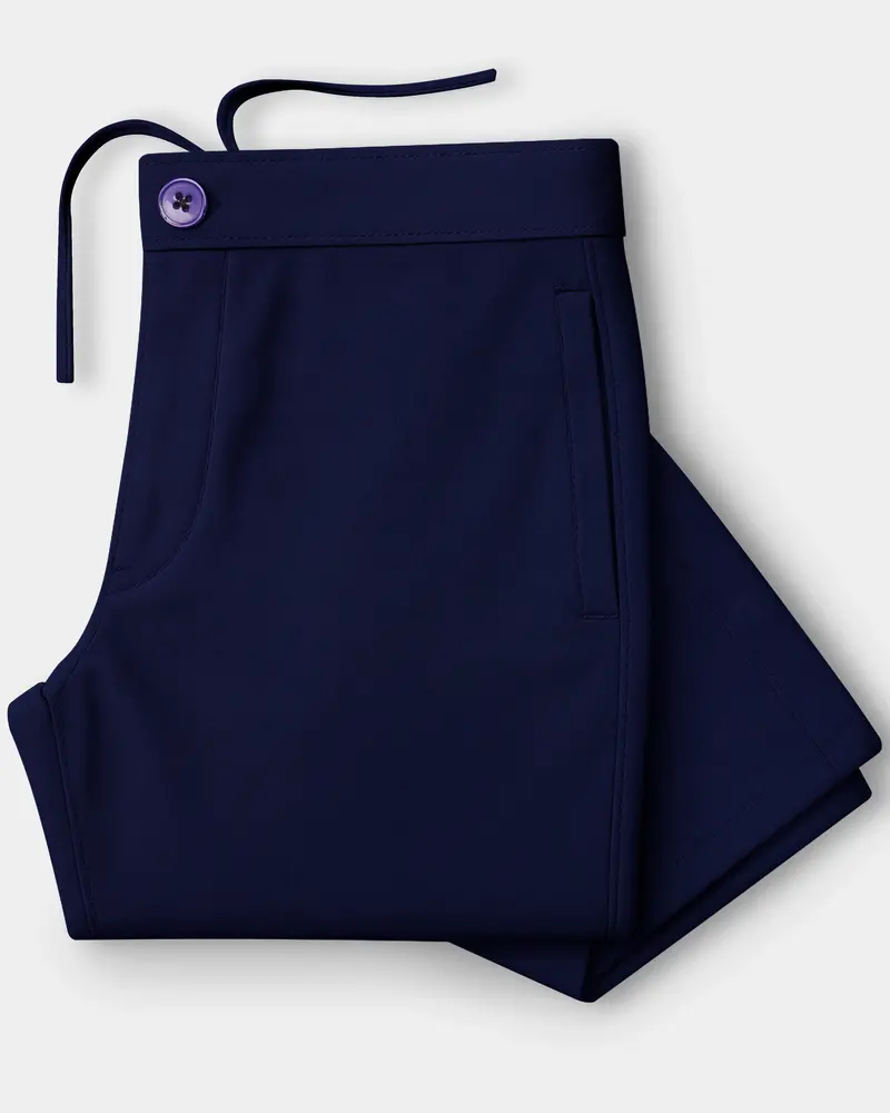 Serova-Mirage Blue Oxford Super Soft Premium Cotton Lounge Pant 7