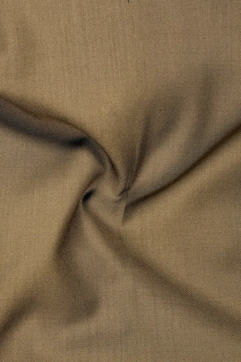 Shadow Brown Cross Placket Bandhgala Blazer 3