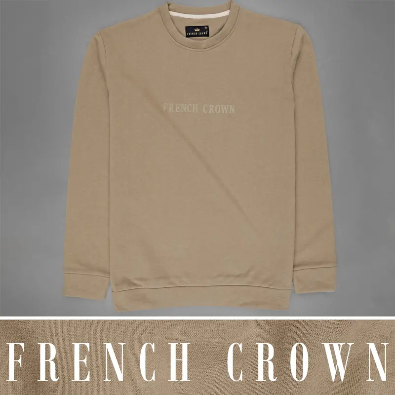 Shadow Brown Full Sleeve Premium Cotton Heavyweight Sweatshirt 1