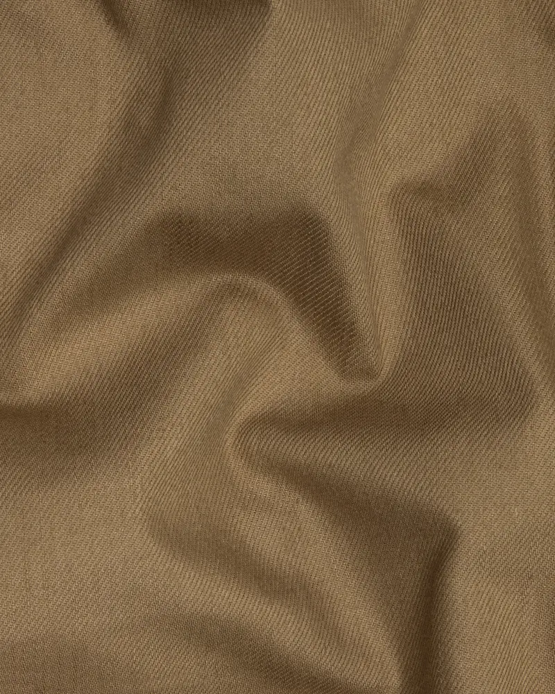 Shadow Brown Premium Cotton Solid Waistcoat 3