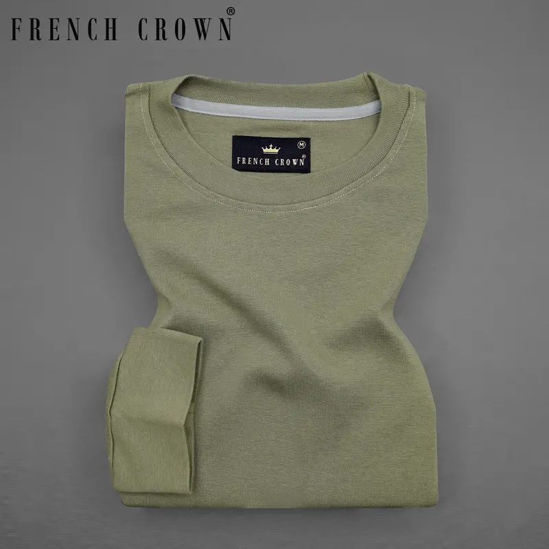 Shadow Green Full Sleeve Premium Cotton Jersey Sweatshirt 1