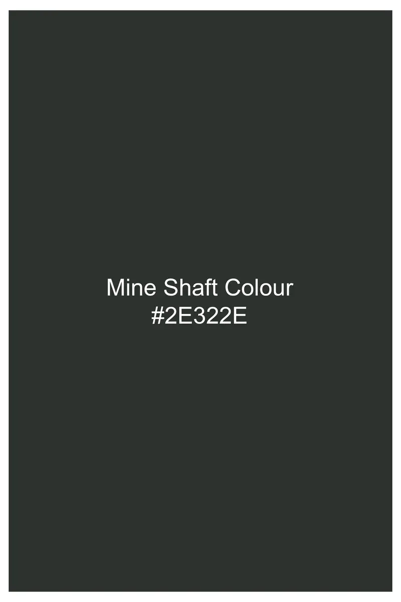Shafton-Mine Shaft Green Solid Wool Rich Single Breasted Slight Stretch Blazer 11