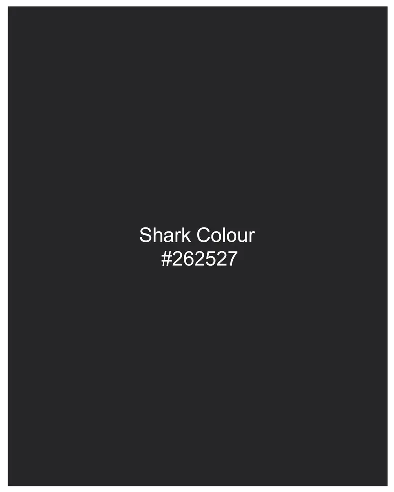 Shark Black Textured Waistcoat 8