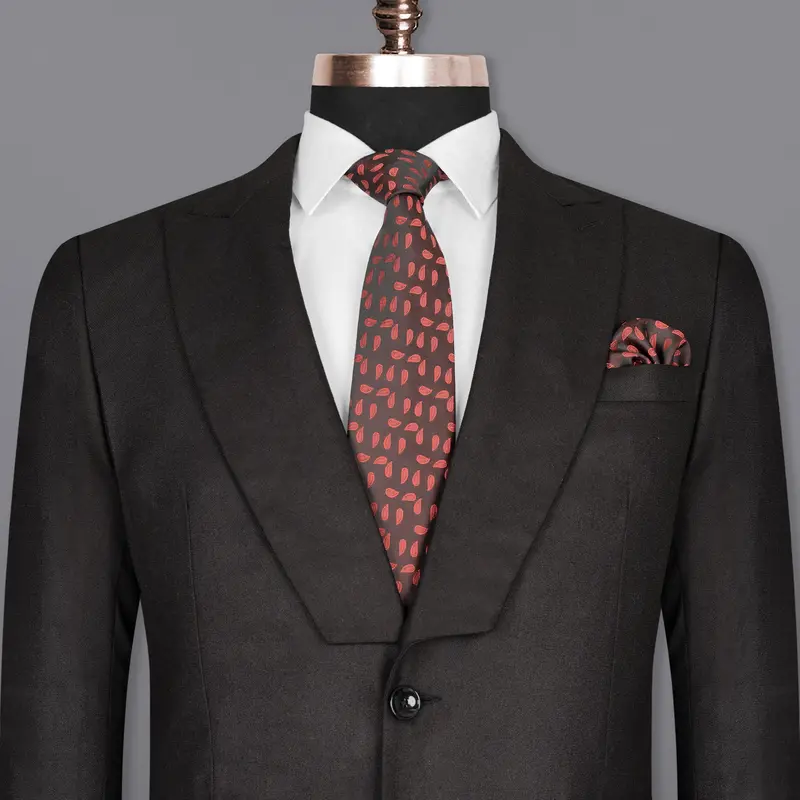 Shark Black Wool Rich Blazer 1
