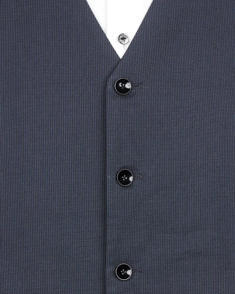 Shark Blue Textured Tuxedo Designer Suit 18