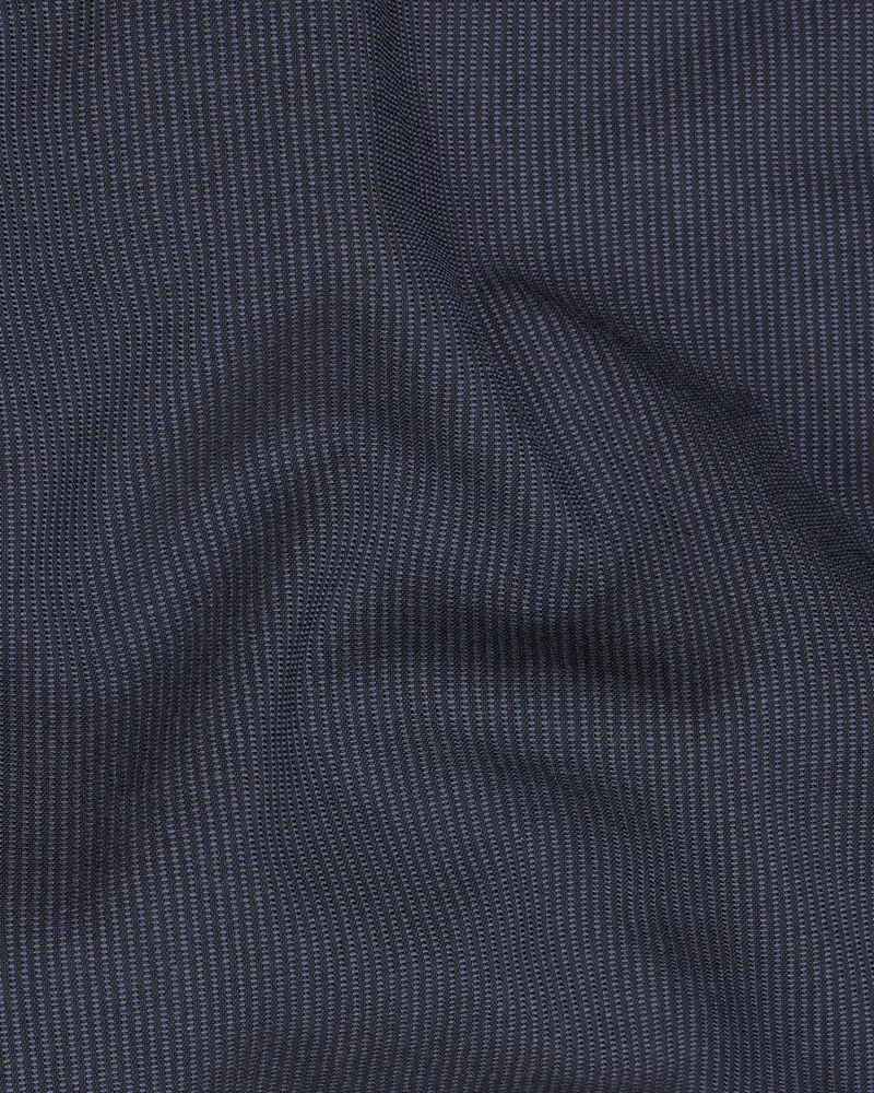 Shark Blue Textured Tuxedo Designer Suit 3