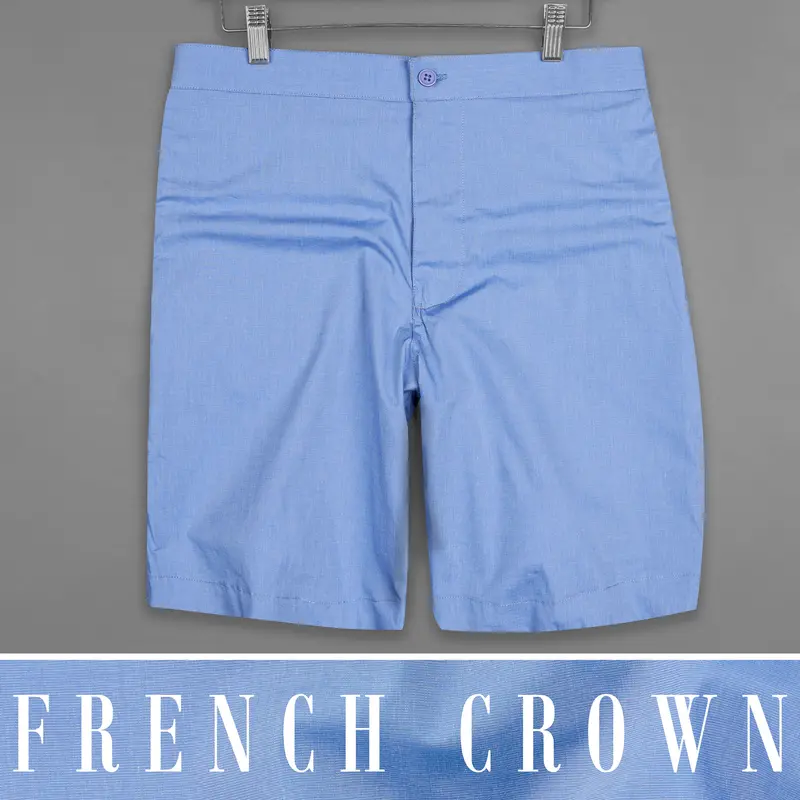 Ship Cove Blue Chambray Shorts 1