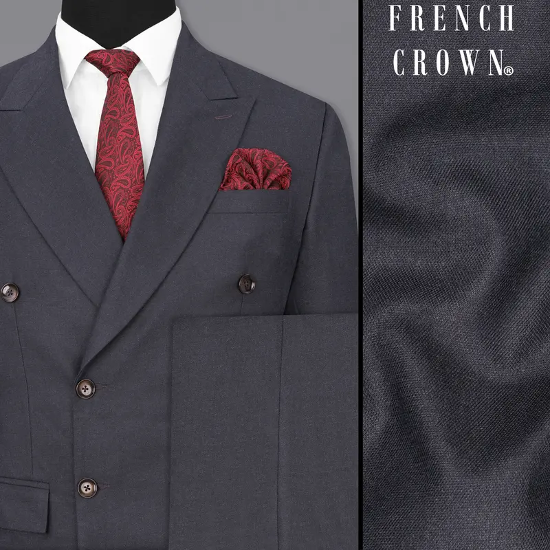 Ship Gray Double Breasted Suit 1