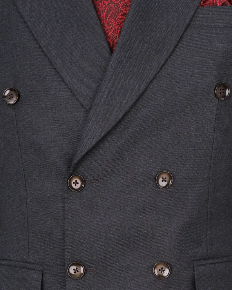 Ship Gray Double Breasted Suit 5