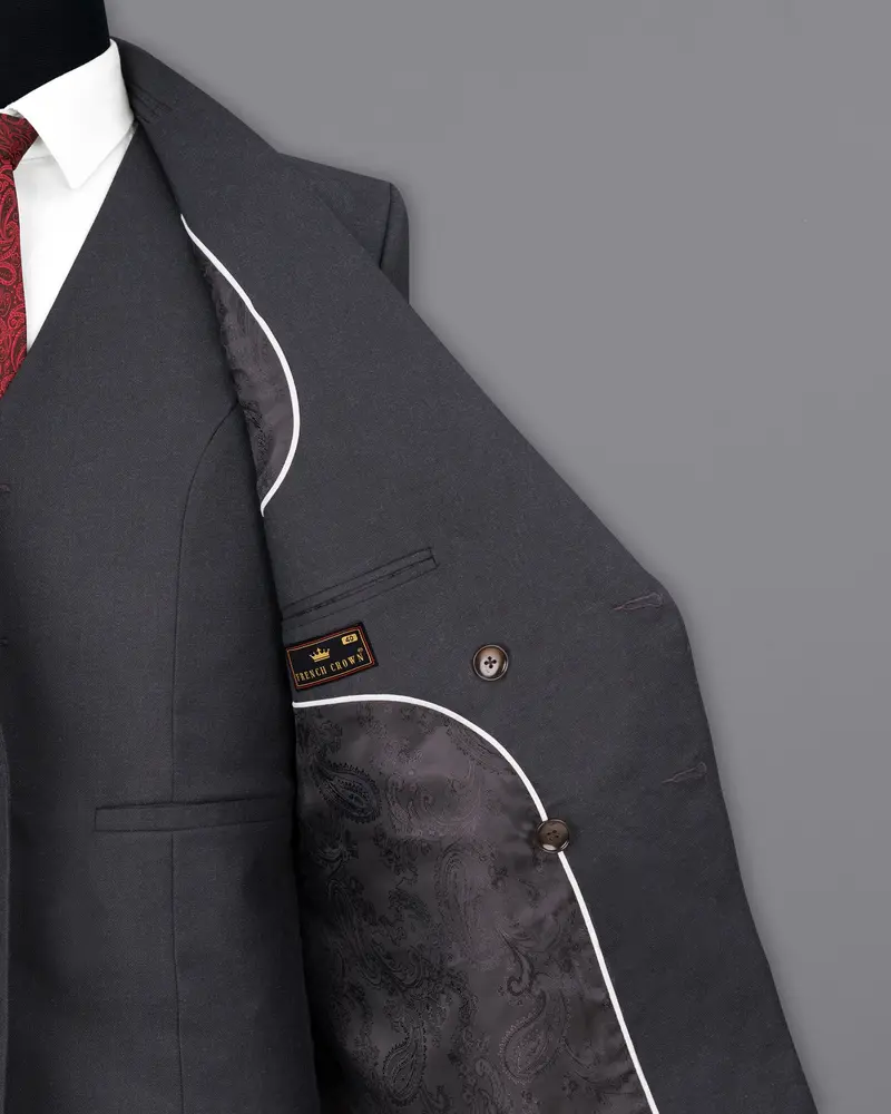 Ship Gray Double Breasted Suit 8