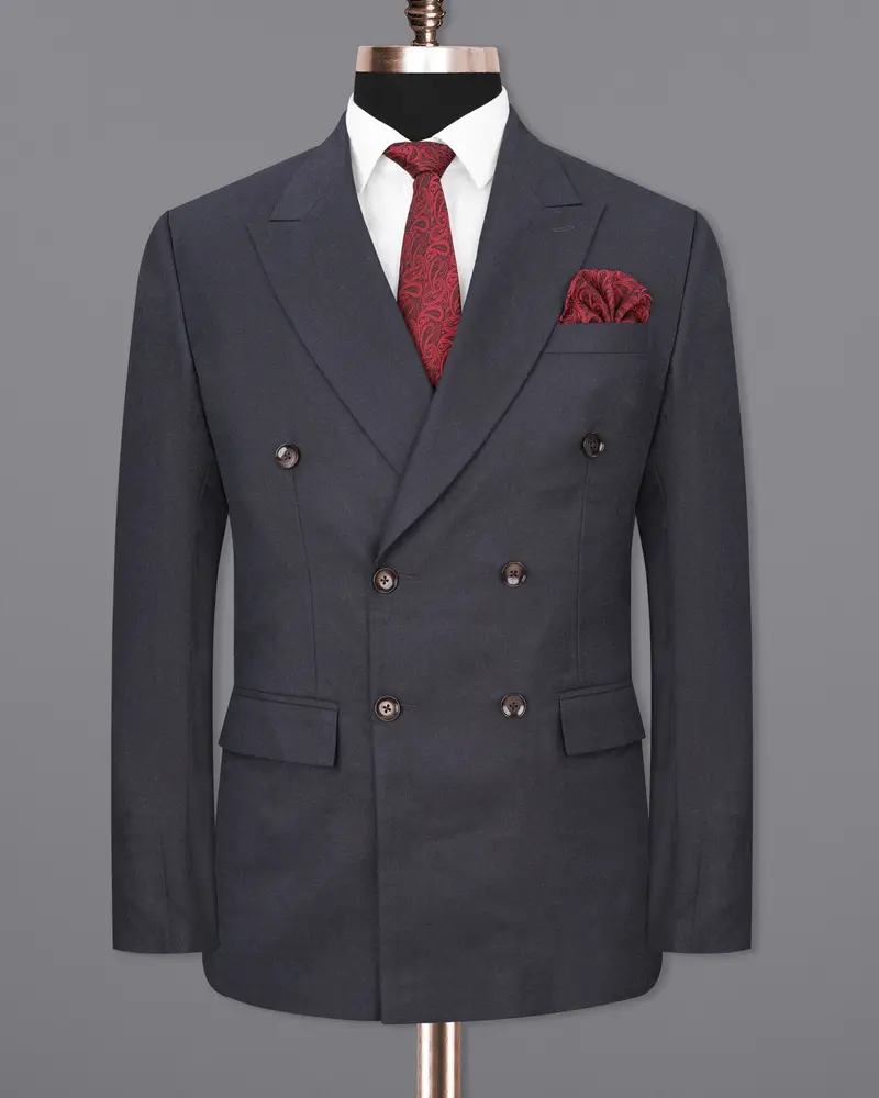 Ship Gray Double Breasted Suit 9