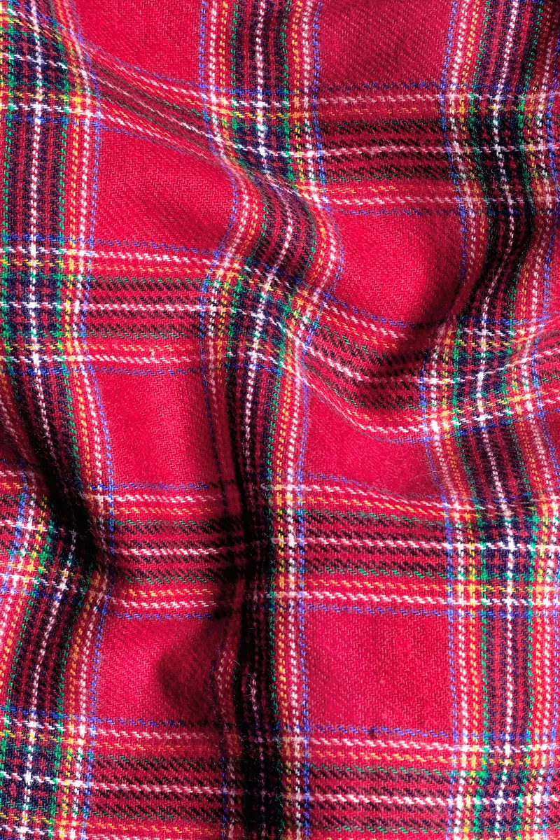 Shiraz Red Plaid Flannel Shirt 2