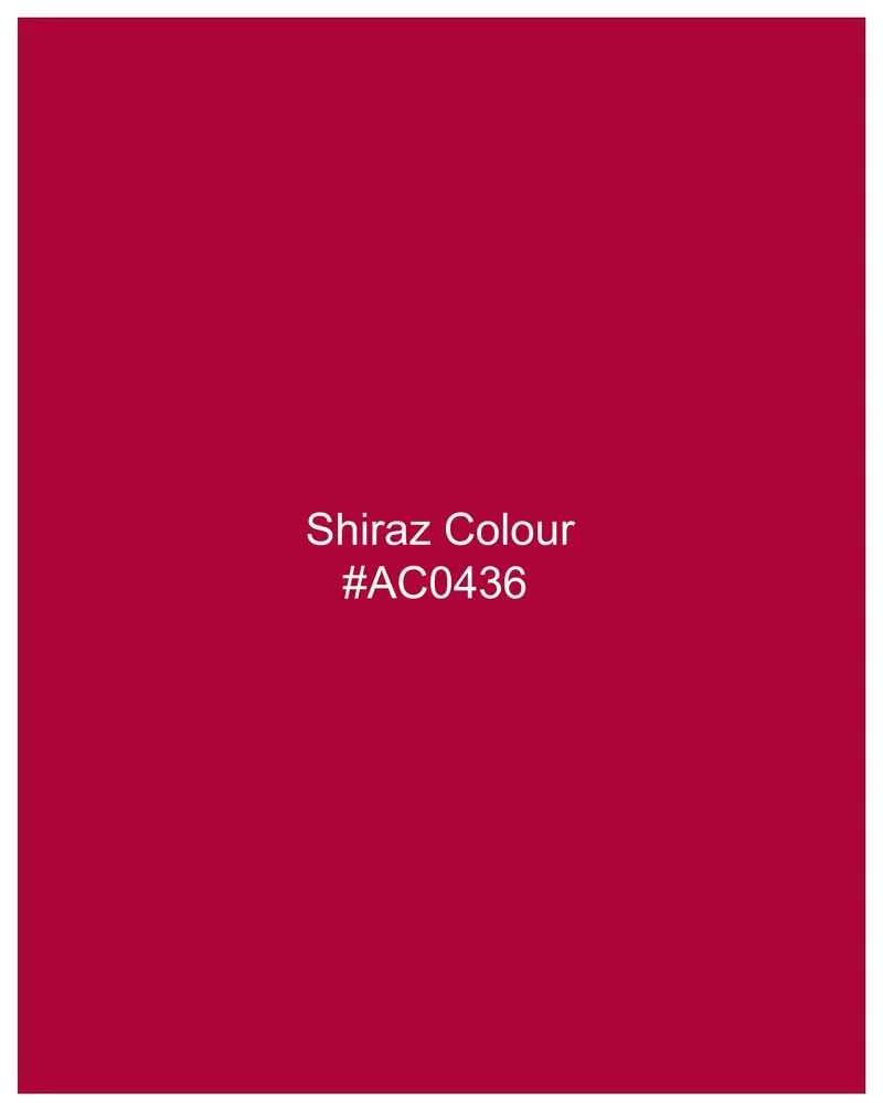 Shiraz Red Premium Cotton Waistcoat 10