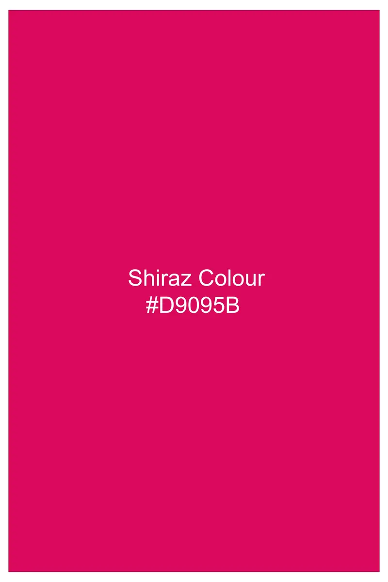 Shivelle-Shiraz Pink Velvet Peak Lapel Tuxedo Suit 16