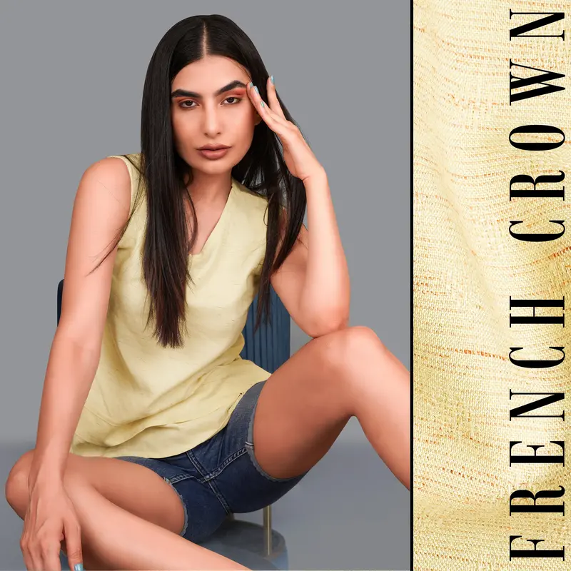 Sidecar Yellow Premium Cotton Crop Top 1
