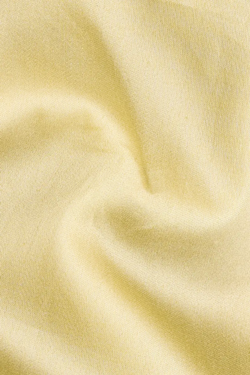 Sidecar Yellow Subtle Sheen Super Soft Premium Cotton Kurta Set 3