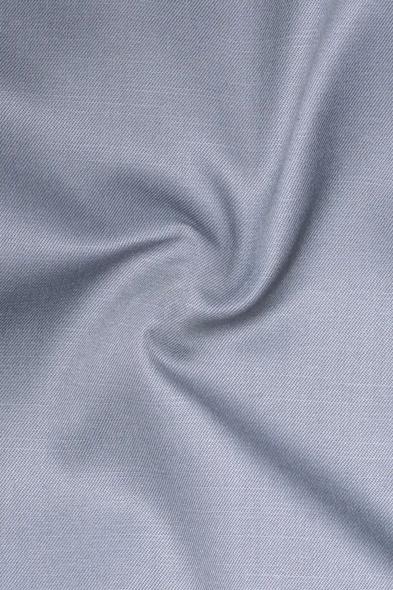 Silgrove-Loblolly Gray Wool Rich Cross Placket Bandhgala Slight Stretch Suit 3