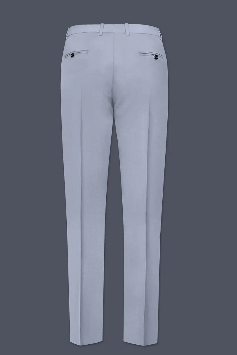 Silgrove-Loblolly Gray Wool Rich Double Breasted Slight Stretch Suit 14
