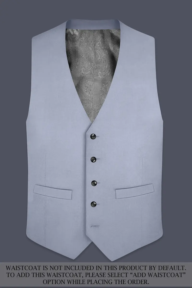 Silgrove-Loblolly Gray Wool Rich Double Breasted Slight Stretch Suit 16