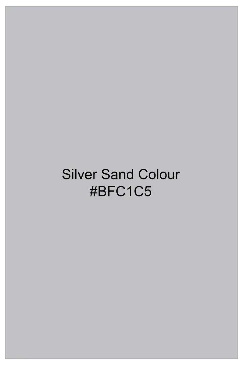 Silver Sand Gray Poplin Giza Cotton Lounge Pant 8