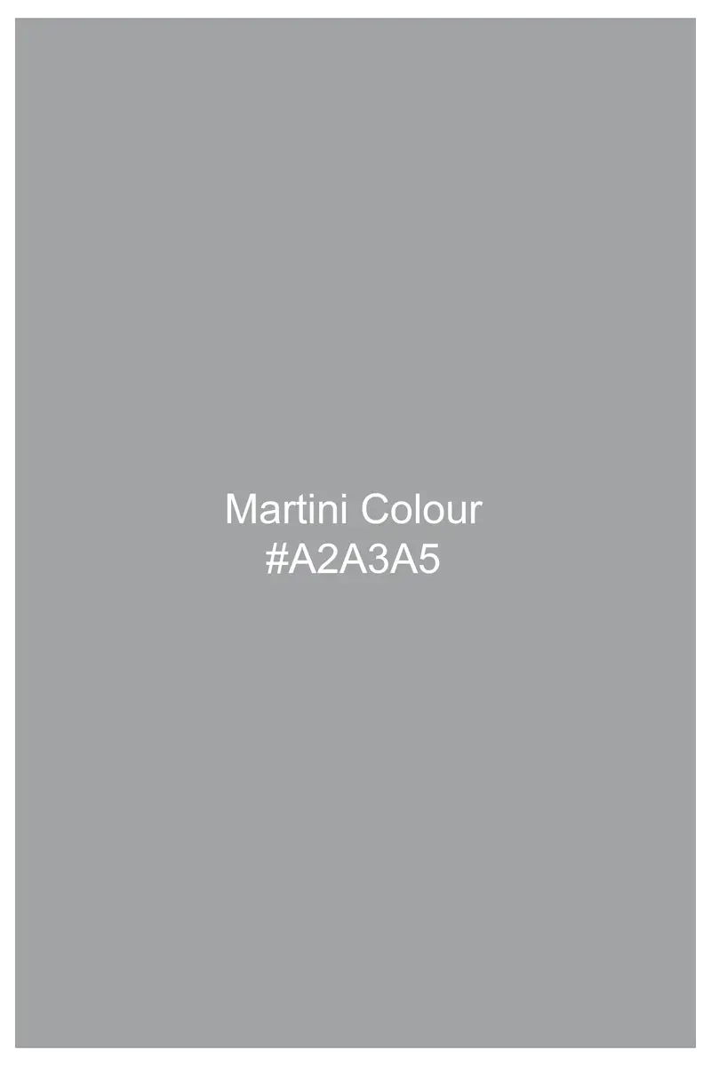 Silvoro Martini Gray Subtle Sheen Super Soft Premium Cotton Tuxedo Dress Shirt 9